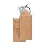 Porta-chaves segurança retangular laminado refletor personalização total cor prateado
