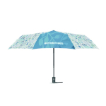 Guarda-chuva dobrável automático bolsa a condizer Ø95 personalização total cor branco
