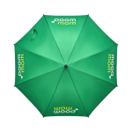 Guarda-chuva automático eixo e punho madeira Ø102 personalização total cor branco