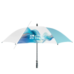 Guarda-chuva leve resistente a vento Ø122 personalização total cor branco vista principal