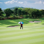 Guarda-chuva antivento ou para usar no golfe Ø132 personalização total cor branco