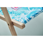 Cadeira de praia madeira com braços feita na UE personalização total cor branco quinta vista