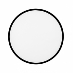 Frisbee dobrável com borda colorida personalização total cor preto sétima vista
