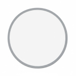 Frisbee dobrável com borda colorida personalização total cor cinzento sétima vista