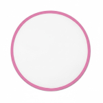 Frisbee dobrável com borda colorida personalização total cor rosa fluorescente sétima vista