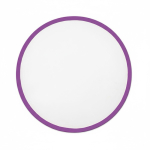 Frisbee dobrável com borda colorida personalização total cor roxo sétima vista