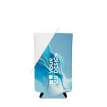 Manga isolante de neopreno para latas de 450 ml personalização total cor branco vista principal