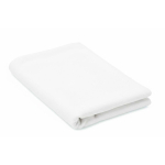 Toalha de praia de poliéster e rPET 350 g/m2 personalização total cor branco