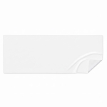 Toalha para desporto 100% de poliéster 170 g/m2 personalização total cor branco sétima vista