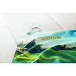 Toalha golfe poliéster/algodão, gancho pendurar personalização total cor branco quinta vista