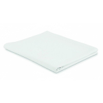 Manta extra fina com forro polar 210 g/m2 personalização total cor branco sétima vista