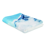 Manta extra fina com forro polar 270 g/m2 personalização total cor branco