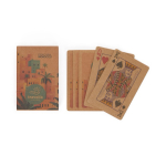 Baralho de 54 cartas de jogar de papel kraft personalização total cor branco sétima vista