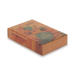Baralho de 54 cartas de jogar de papel kraft personalização total cor branco