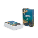 Baralho de 54 cartas de jogar personalização total nos 2 lados cor branco