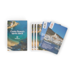 Baralho de 54 cartas de jogar personalização total nos 2 lados cor branco