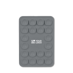 Capa adesiva para o telemóvel com 20 ventosas personalização total cor cinzento topo vista principal