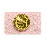 Pin de ferro retangular para personalizar personalização total cor rosa ouro terceira vista