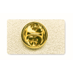 Pin de ferro retangular para personalizar personalização total cor dourado terceira vista