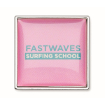 Pin de ferro quadrado para personalizar personalização total cor prateado