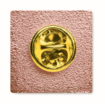 Pin de ferro quadrado para personalizar personalização total cor rosa ouro terceira vista