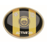 Pin metálico oval a cor bem garrida personalização total cor nude