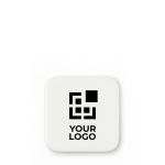 Pin quadrado em tamanhos diferentes personalização total cor branco vista principal