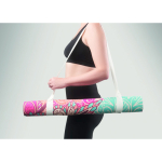 Tapete de yoga feito de microfibra e borracha personalização total cor branco