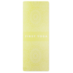 Tapete de yoga feito de PU e borracha de coco personalização total cor verde-lima
