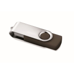 Pen USB com estrutura de ABS Techmate personalização total cor preto