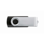 Pen USB com estrutura de ABS Techmate personalização total cor preto sétima vista