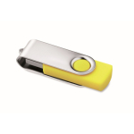 Pen USB com estrutura de ABS Techmate personalização total cor amarelo