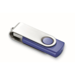 Pen USB com estrutura de ABS Techmate personalização total cor azul real