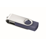 Pen USB com estrutura de ABS Techmate personalização total cor azul ultramarino
