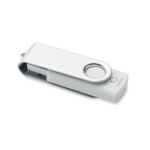 Pen USB branca com materiais reciclados personalização total cor branco