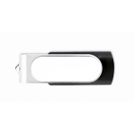 Pen USB colorida com estrutura personalizável personalização total cor preto sétima vista