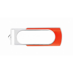 Pen USB colorida com estrutura personalizável personalização total cor vermelho sétima vista