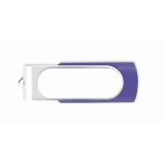Pen USB colorida com estrutura personalizável personalização total cor violeta sétima vista
