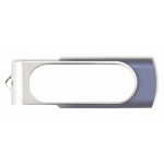 Pen USB colorida com estrutura personalizável personalização total cor azul ultramarino sétima vista
