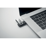Clássica pen USB giratória de várias cores personalização total cor preto