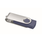 Clássica pen USB giratória de várias cores personalização total cor azul ultramarino