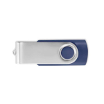 Clássica pen USB giratória de várias cores personalização total cor azul ultramarino sétima vista