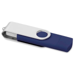 Pen USB colorida com ligação Tipo-C personalização total cor azul-marinho