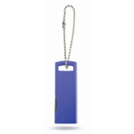 USB giratória alumínio fino opção para pendurar personalização total cor azul quinta vista