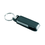 Elegante pen com capa de pele e fecho magnético personalização total cor preto