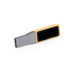 Pen USB ecológica feita de bambu com marcação iluminada cor castanho-claro