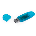 Pen USB de ABS resistente e translúcido com tampa de fecho segunda vista
