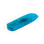 Pen USB de ABS resistente e translúcido com tampa de fecho terceira vista