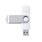 Pen USB com clipe metálico e ligação dupla Tipo-C e USB terceira vista