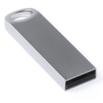 Pen USB de metal com ar minimalista ideal para porta-chaves